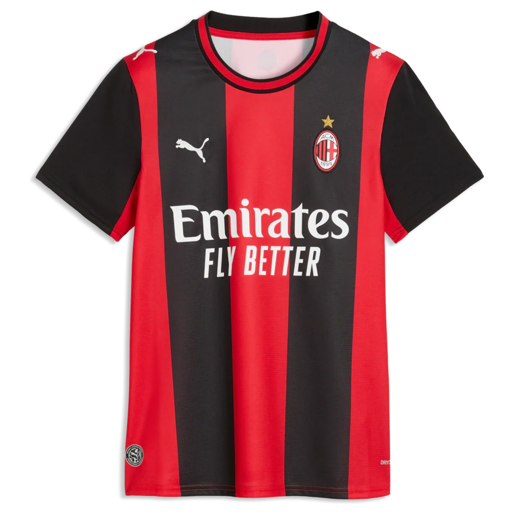AC Milan Puma Women's 2026/27 Home Replica Jersey - Black/Red