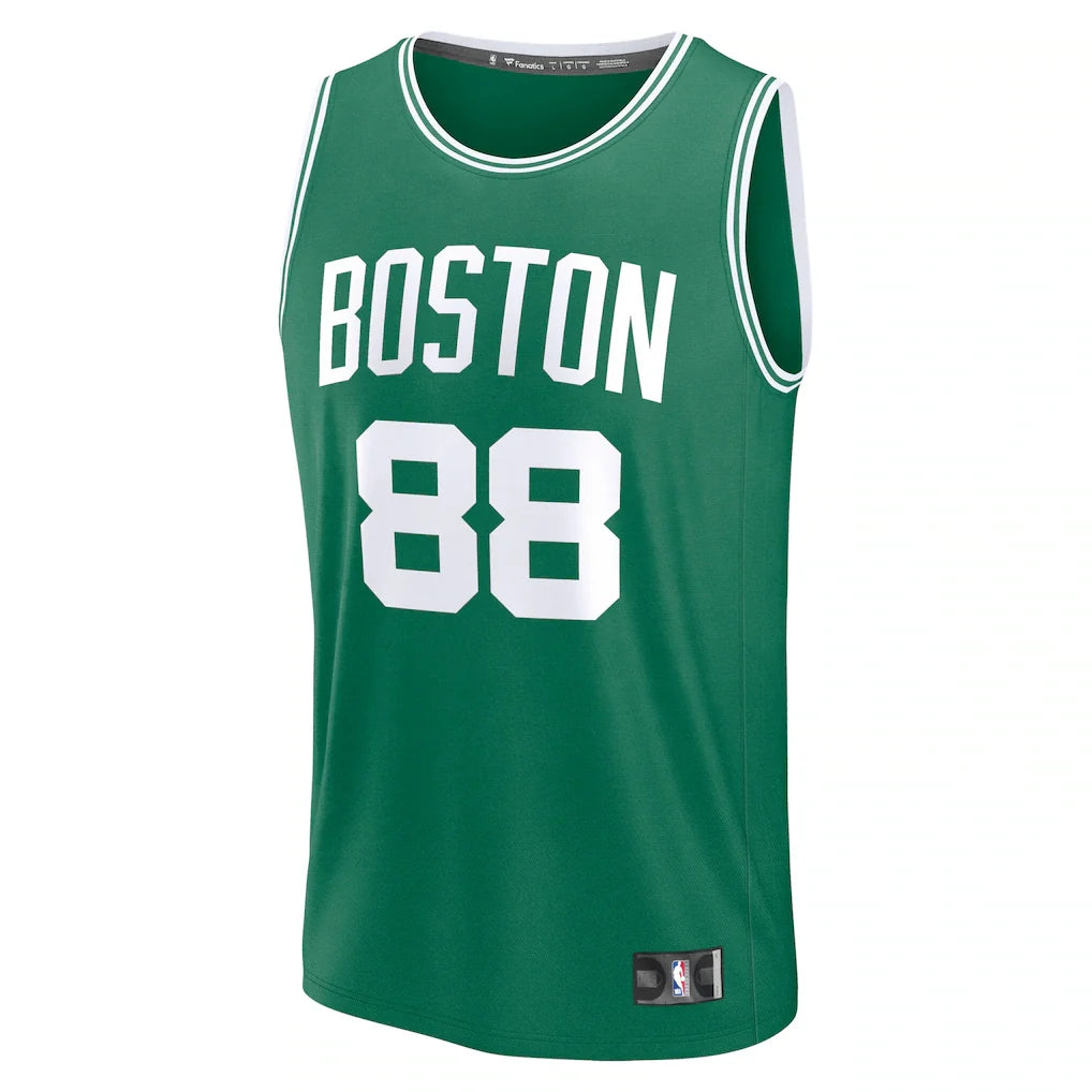 Neemias Queta Boston Celtics Fanatics Fast Break Replica Player Jersey - Icon Edition - Kelly Green