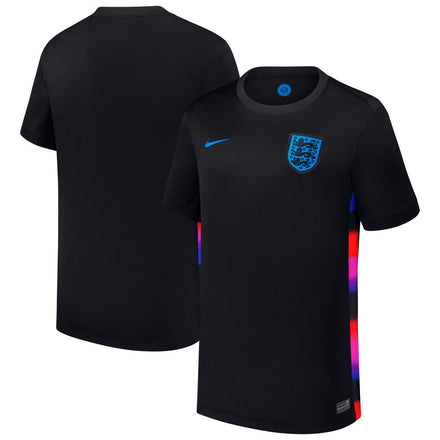 England Women's National Team Nike Youth 2025/26 Away Replica Jersey - Black