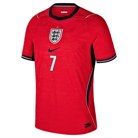 Bukayo Saka England National Team Nike 2026 Away Match Authentic Jersey - Red