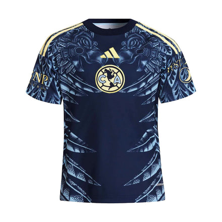 Club America adidas Youth 2025/26 Away Replica Jersey - Navy