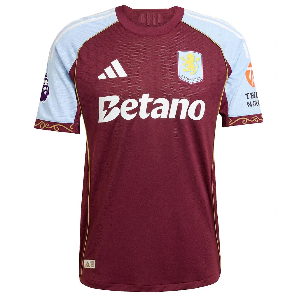 Aston Villa adidas 2025/26 Home Authentic Jersey - Claret