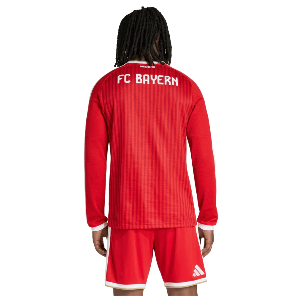 Bayern Munich adidas 2026/27 Home Replica Long Sleeve Jersey - Red