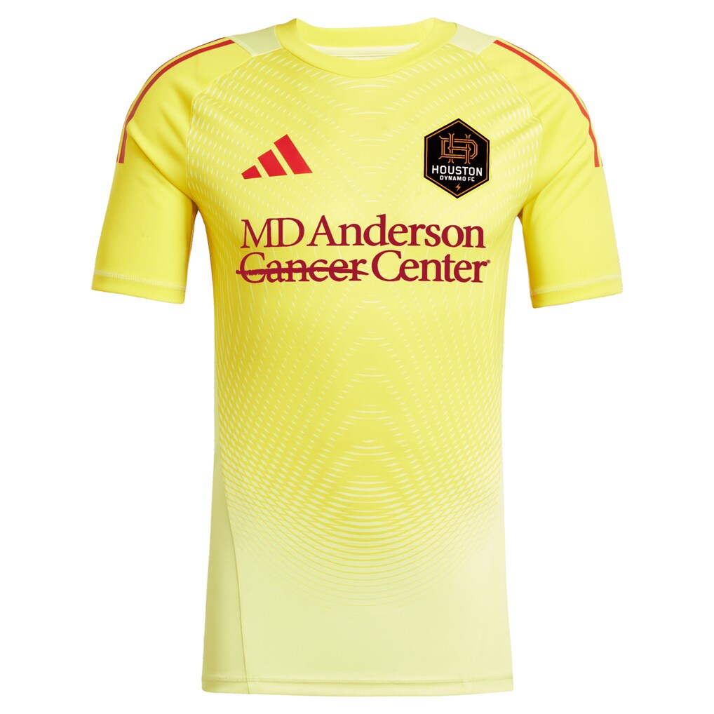 Houston Dynamo FC adidas 2025 Goalkeeper Jersey - Yellow