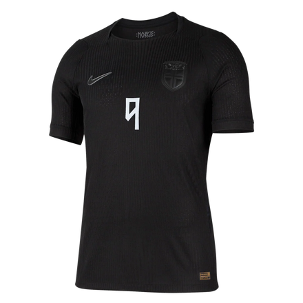 Erling Haaland Norway National Team Nike 2026 Away Match Authentic Jersey - Black