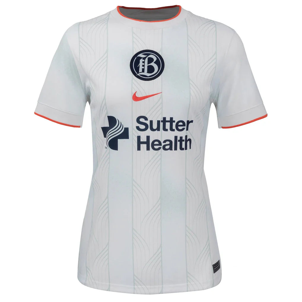 Bay FC Nike Women's 2025 Secondary Stadium Replica Jersey - White