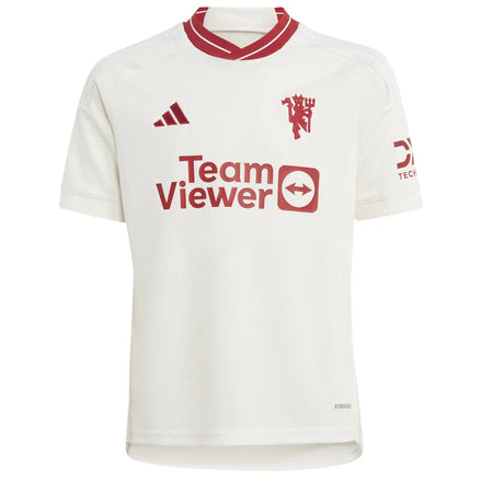 Alejandro Garnacho Manchester United adidas Youth 2023/24 Third Replica Player Jersey – White