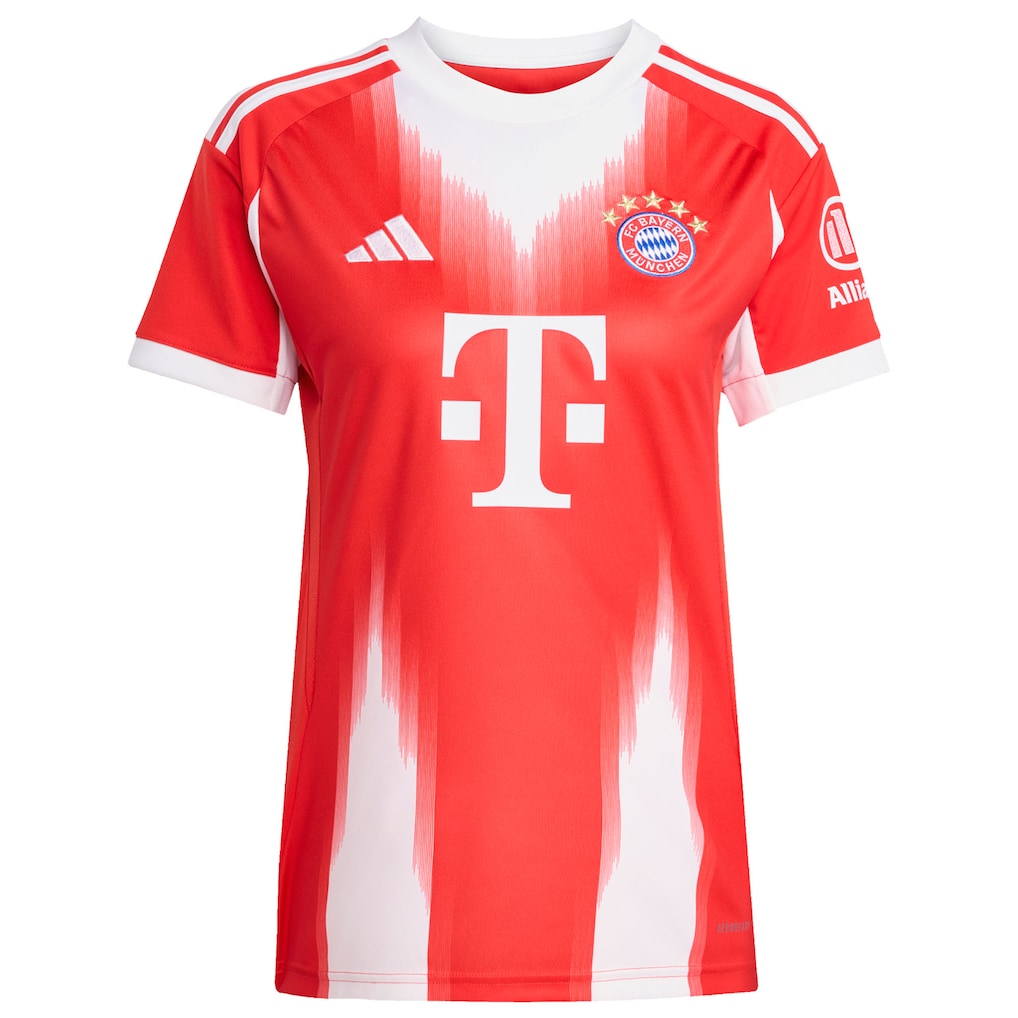 Bayern Munich adidas Women's 2025/26 Home Replica Jersey - Red