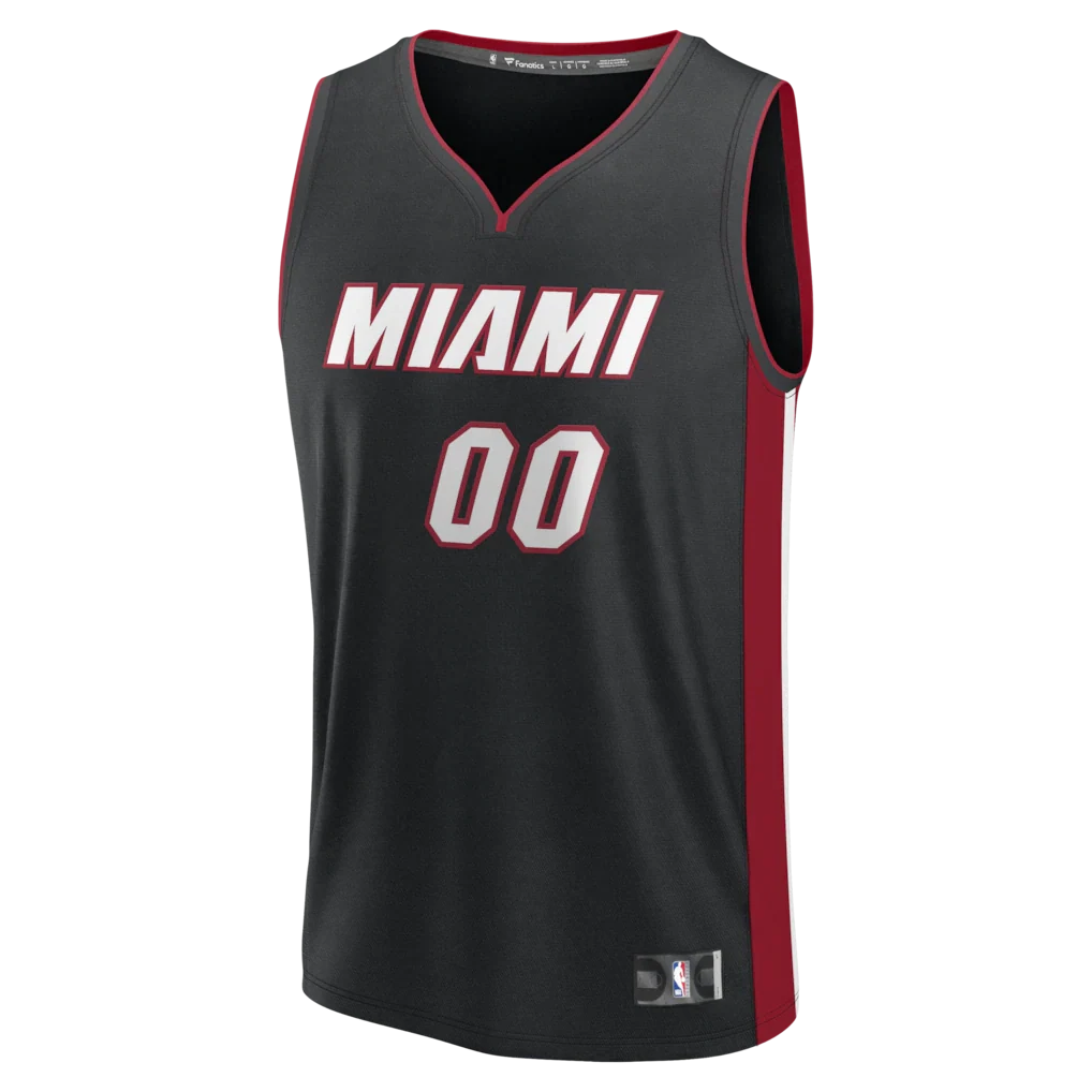Miami Heat Fanatics Fast Break Custom Jersey - Icon Edition - Black