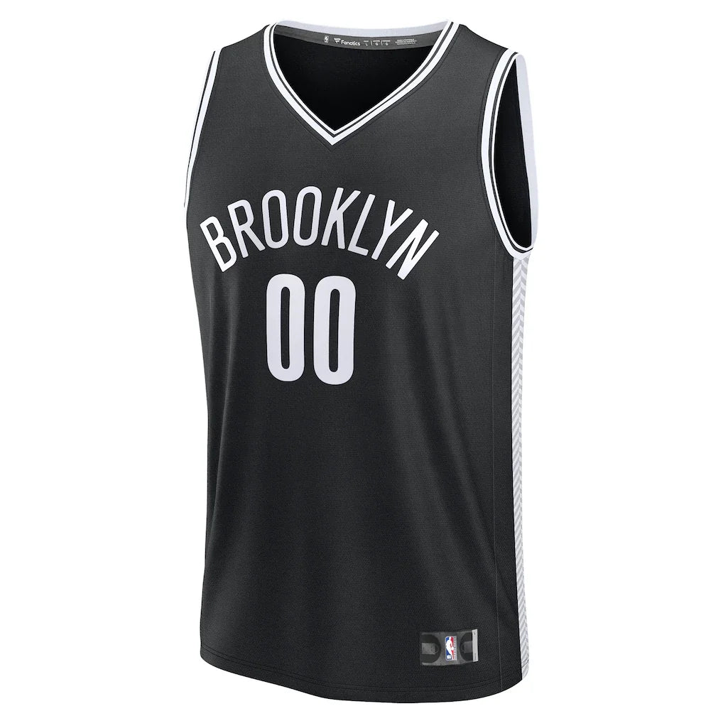 Brooklyn Nets Fanatics Fast Break Custom Jersey - Icon Edition - Black