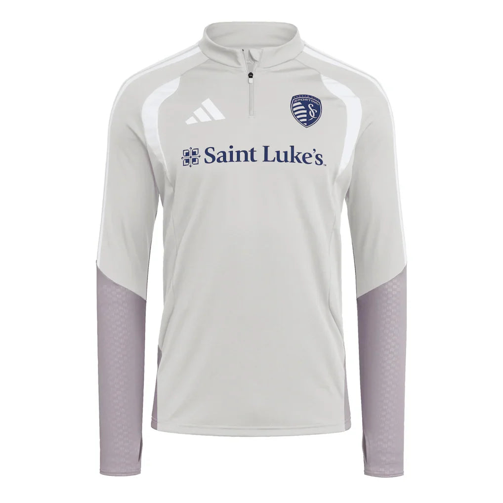 Sporting Kansas City adidas 2026 Tiro Competition Quarter-Zip Training Top - Silver