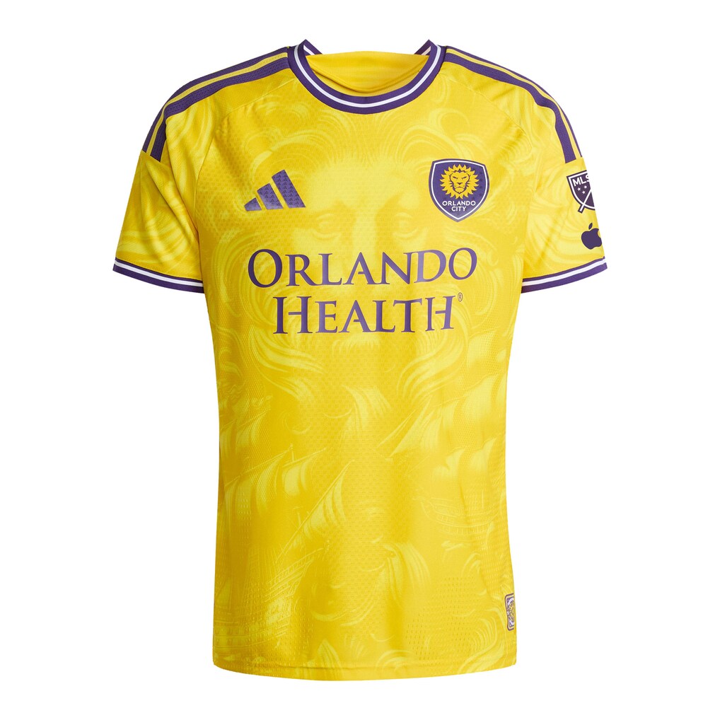 Orlando City SC adidas 2026 Sunken Treasure Kit On-Field Authentic Patch Custom Jersey - Gold