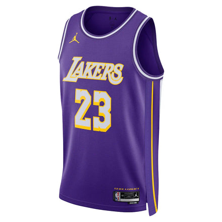 LeBron James Los Angeles Lakers Jordan Brand Unisex  Swingman Jersey - Statement Edition - Purple