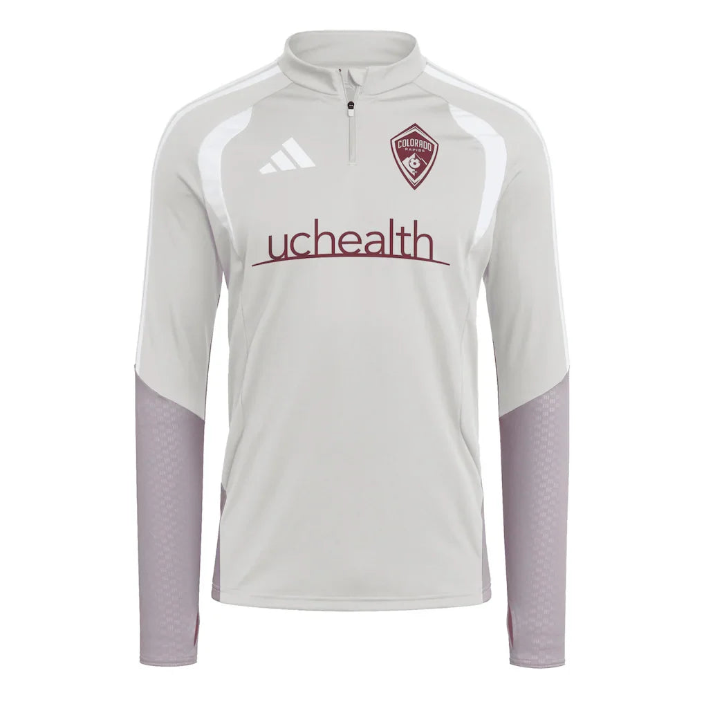 Colorado Rapids adidas 2026 Tiro Competition Quarter-Zip Training Top - Silver