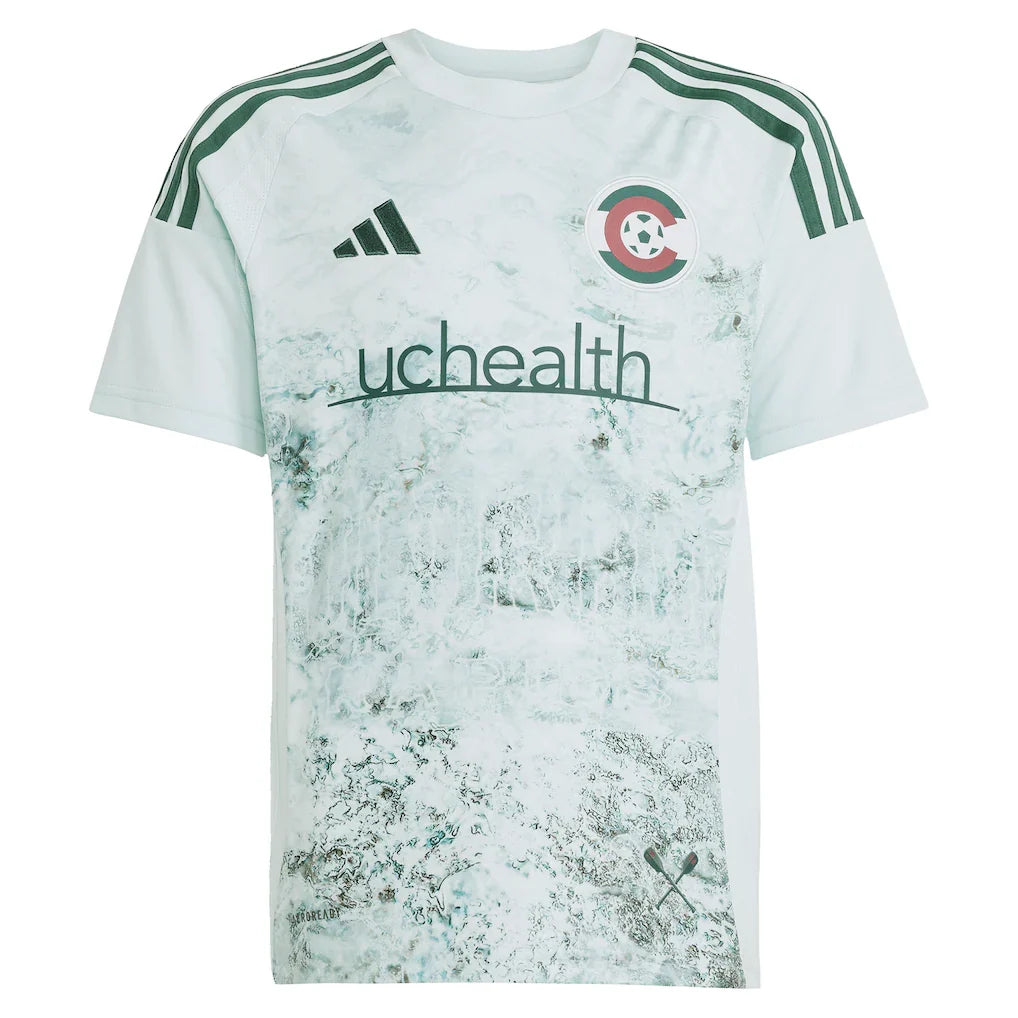 Cole Bassett Colorado Rapids adidas Youth 2025 Headwaters Replica Player Jersey - Green