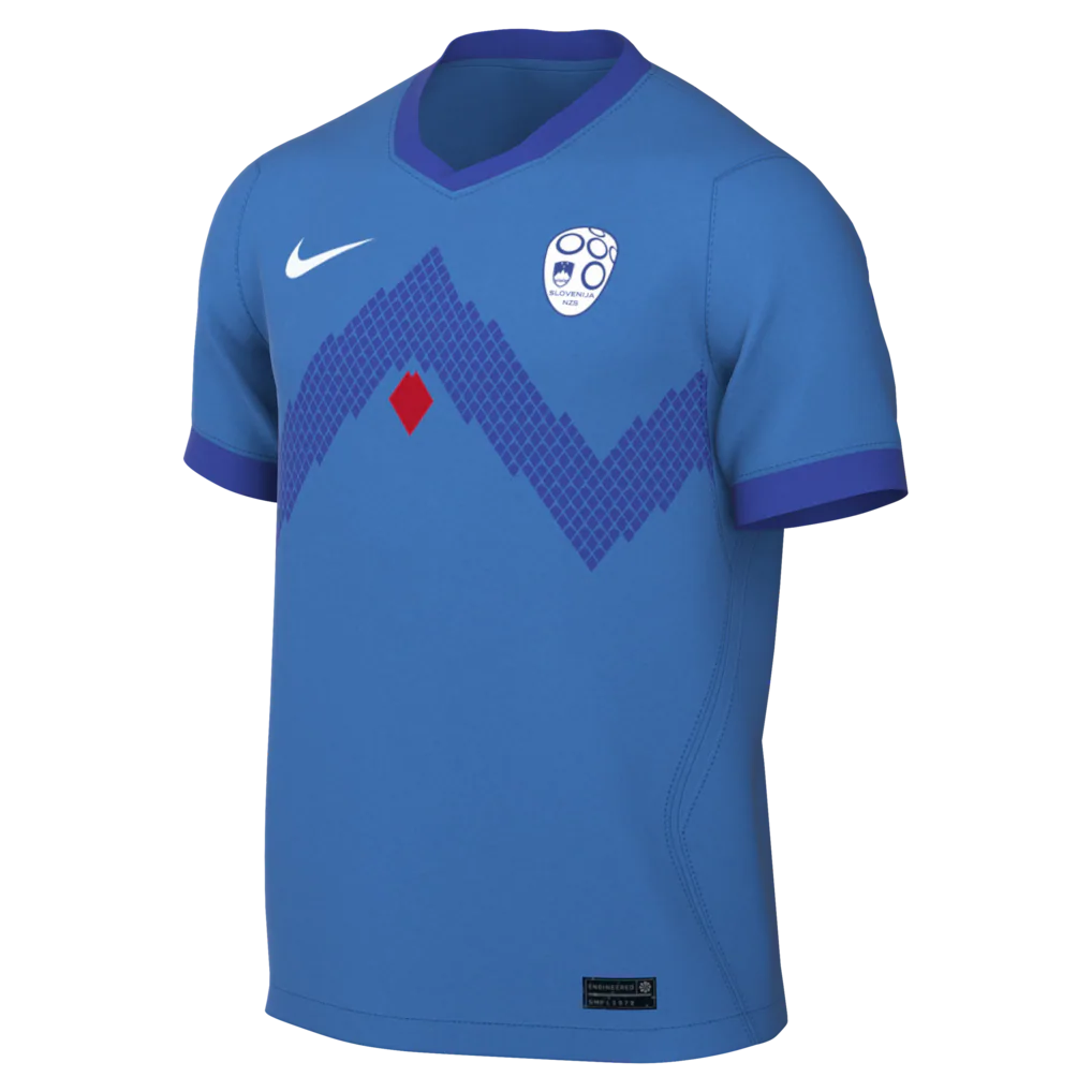 Slovenia National Team Nike 2026 Away Stadium Replica Jersey - Blue