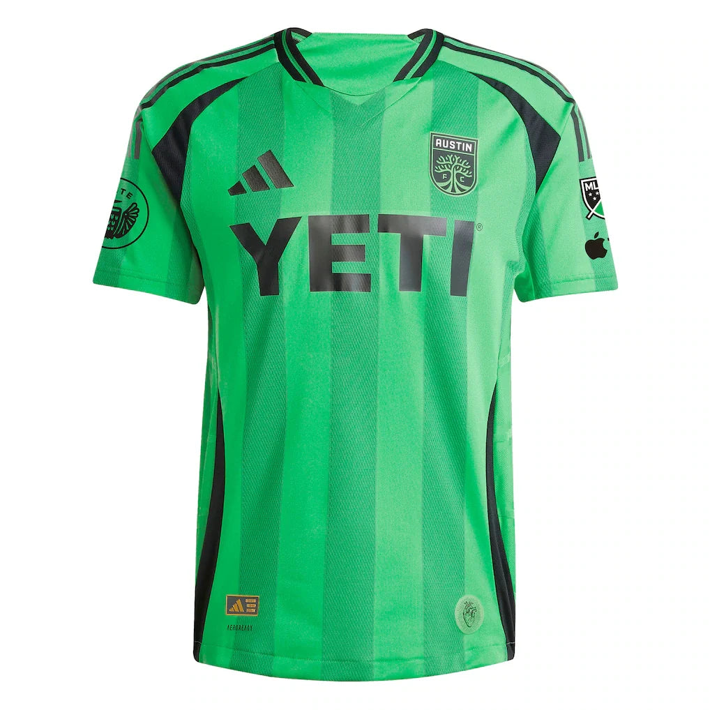 Facundo Torres Austin FC adidas 2025 The Heartbeat On-Field Authentic Jersey – Green