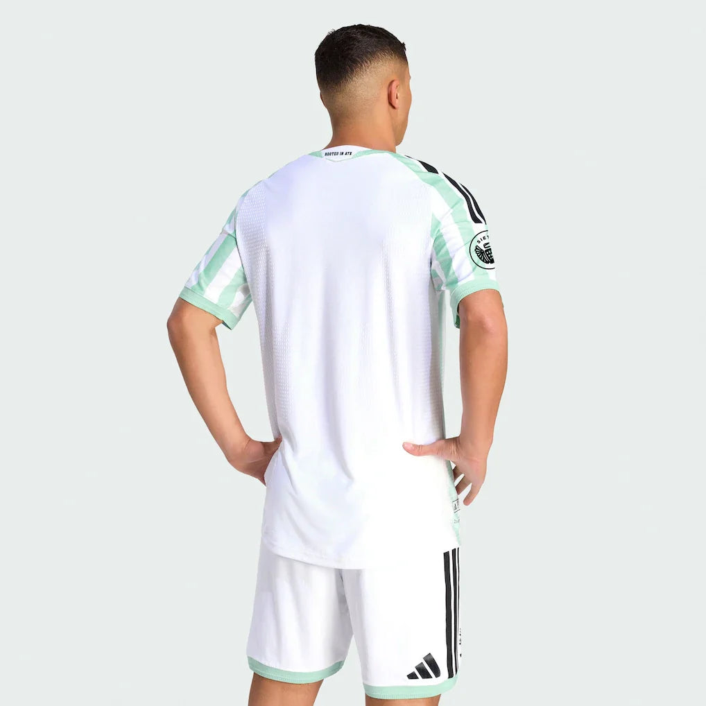 Austin FC adidas  2026 The Rooted Kit On-Field Authentic Patch Jersey - White