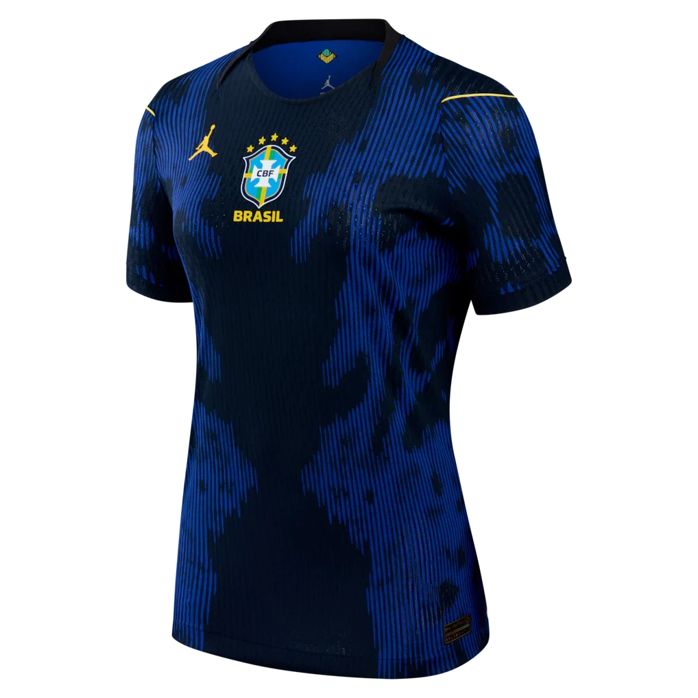 Brazil National Team Jordan Brand Women's 2026 Away Match Authentic Jersey - Blue