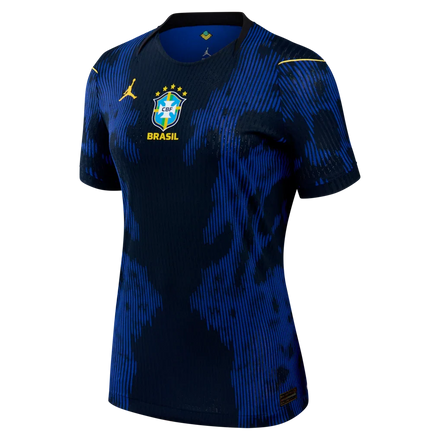 Brazil National Team Jordan Brand Women's 2026 Away Match Authentic Jersey - Blue