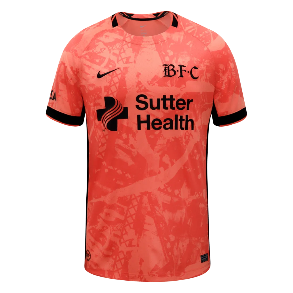 Bay FC Nike 2026 Third Stadium Replica Jersey - Red
