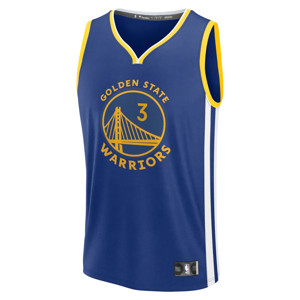 Will Richard Golden State Warriors Fanatics Fast Break Replica Jersey - Blue - Icon Edition