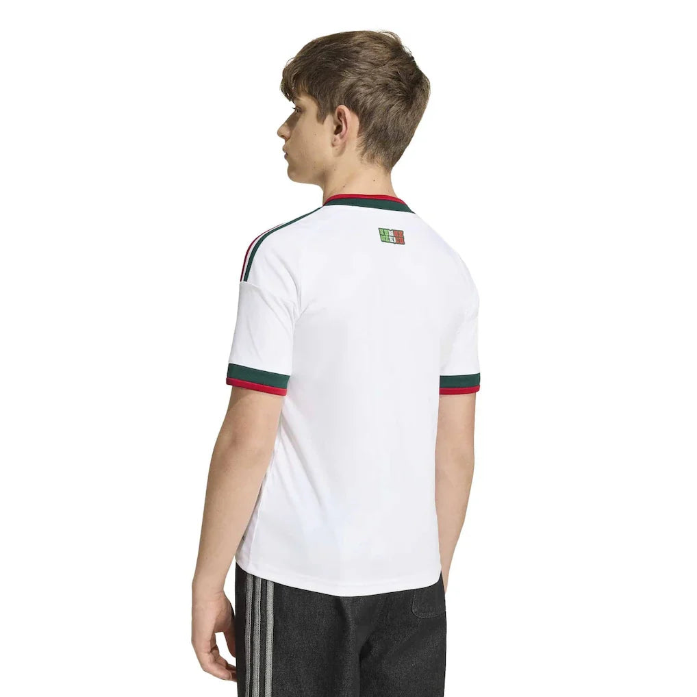 Mexico National Team adidas Youth 2026 Away Replica Jersey - White