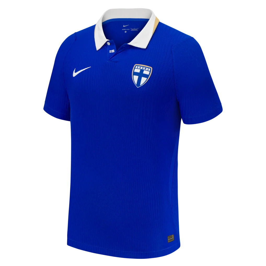 Finland National Team Nike 2026 Away Match Authentic Jersey - Blue