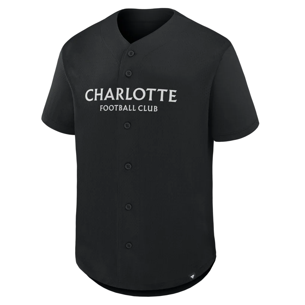 Charlotte FC Fanatics Maximum Intensity Button-Up Jersey  - Black