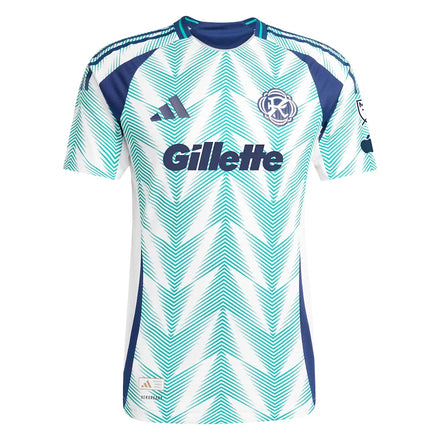 New England Revolution adidas 2025 Eastern White Pine x Flag of New England Authentic Custom Jersey - White