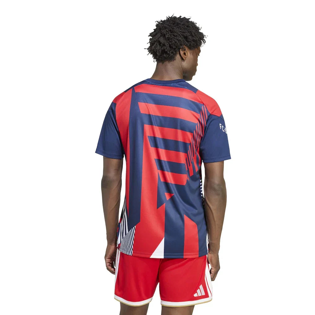 Bayern Munich adidas 2026/27 Pre-Match Home Training Jersey - Blue/Red