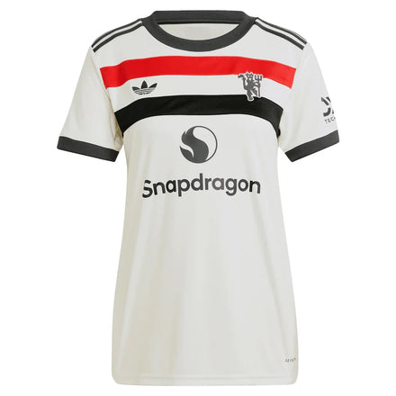 Alejandro Garnacho Manchester United adidas Originals Women's 2024/25 Third Replica Jersey - Cream