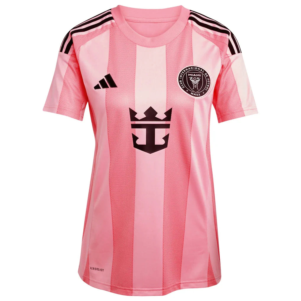 Rodrigo De Paul Inter Miami CF adidas Women's 2025 Euforia Replica Player Jersey - Light Pink