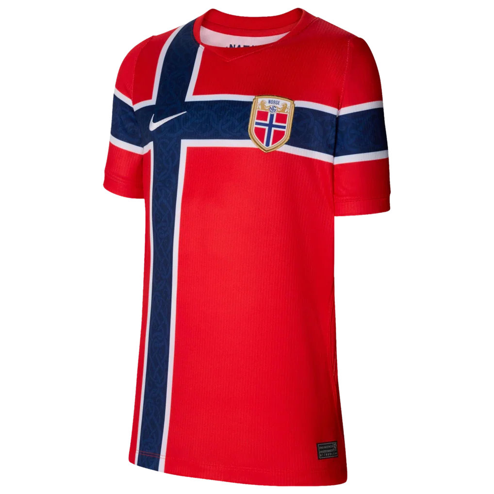 Norway National Team Nike Youth 2026 Home Stadium Replica Jersey - Red