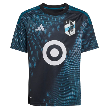 Bongokuhle Hlongwane Minnesota United FC adidas Youth 2026 The Decade Kit Replica Jersey - Black