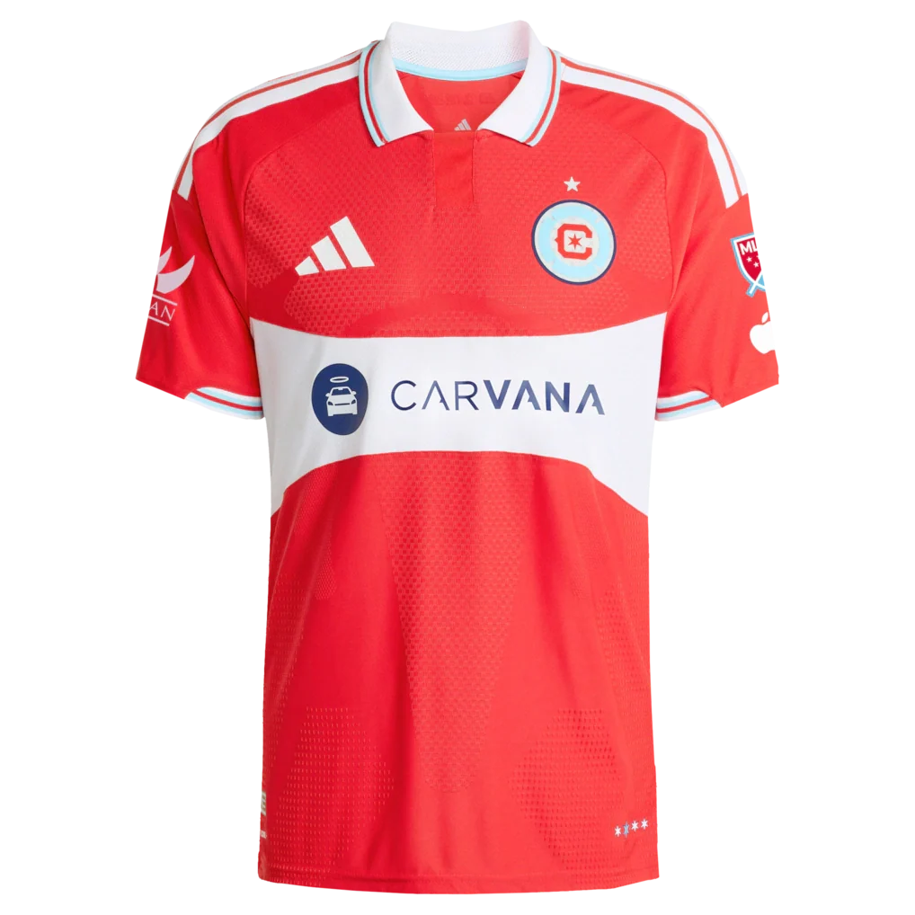 Chicago Fire adidas 2026 Forever Red On-Field Authentic Patch Custom Jersey - Red