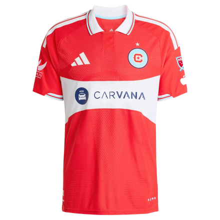 Chicago Fire adidas 2026 Forever Red On-Field Authentic Patch Custom Jersey - Red