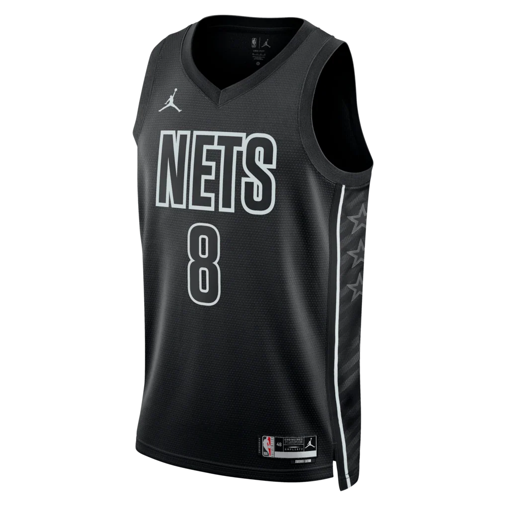 Egor Dëmin Brooklyn Nets Jordan Brand Unisex  Swingman Jersey - Statement Edition - Black