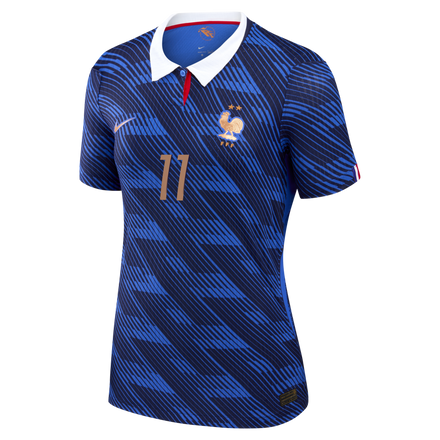 Michael Olise France National Team Nike Women's 2026 Home Match Authentic Jersey - Blue