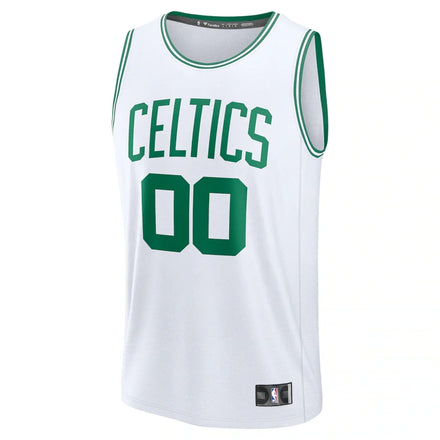 Boston Celtics Fanatics Fast Break Custom Jersey - Association Edition - White