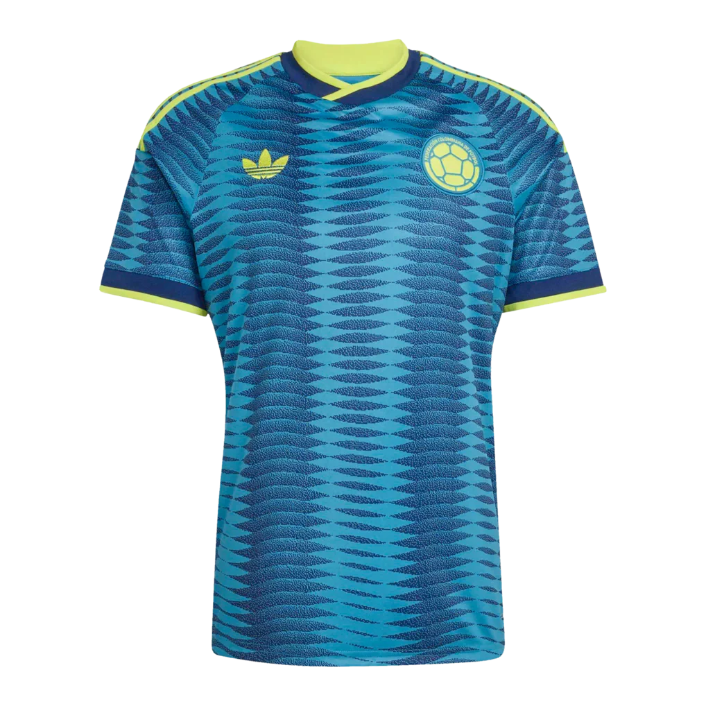 Colombia National Team adidas 2026 Away Replica Jersey - Turquoise