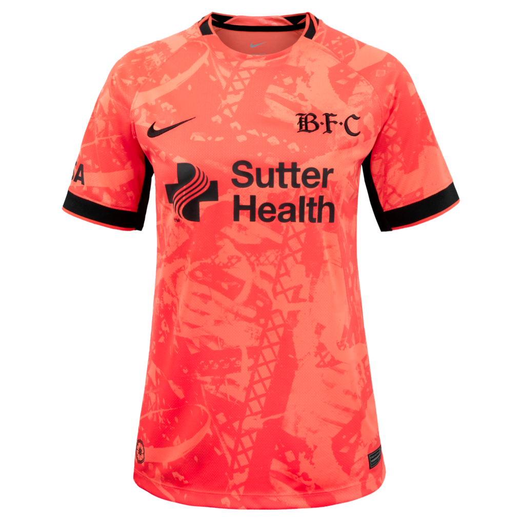 Bay FC Nike Women's 2026 Third Stadium Replica Jersey - Red