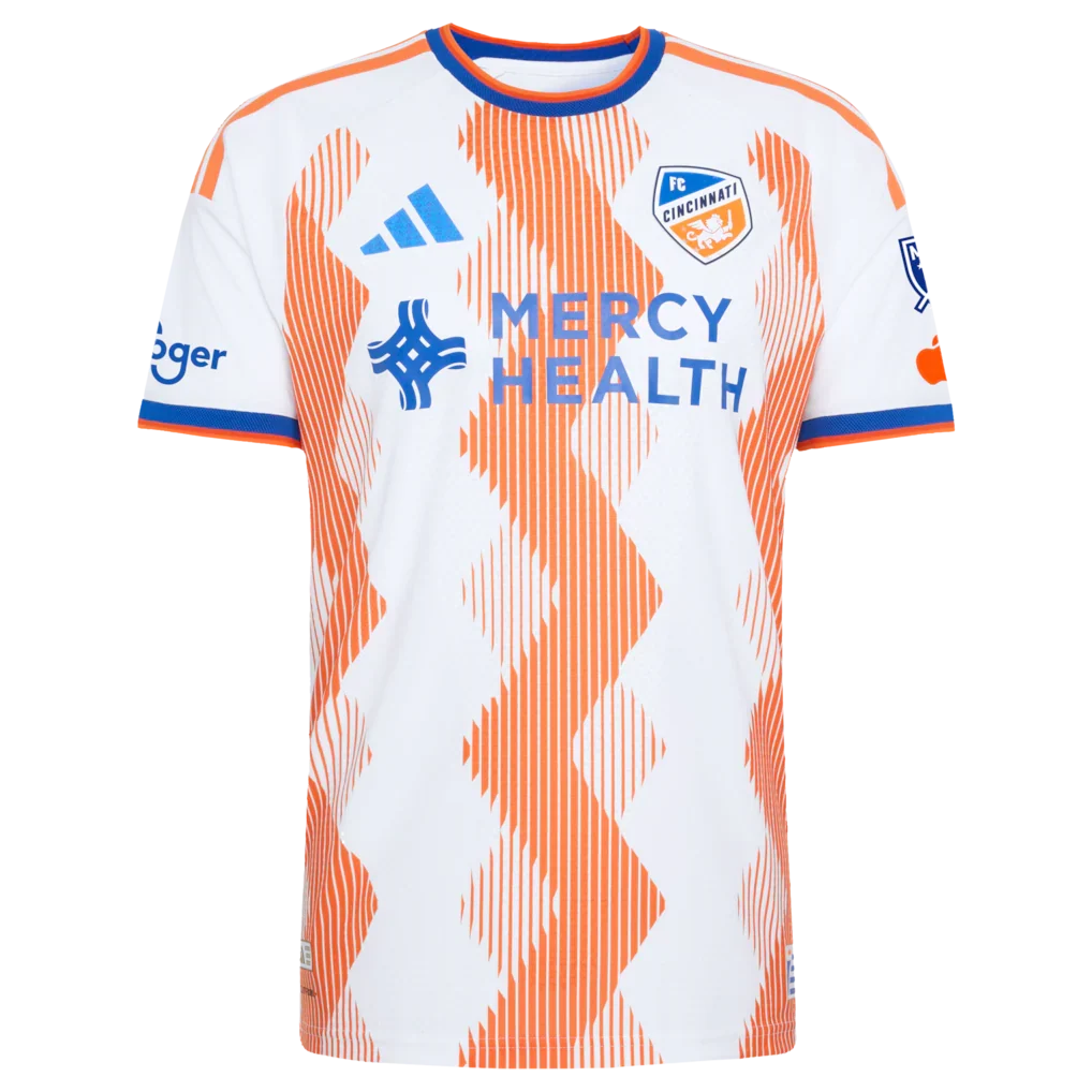 FC Cincinnati adidas 2026 The Seven Hills Kit On-Field Authentic Patch Jersey - White