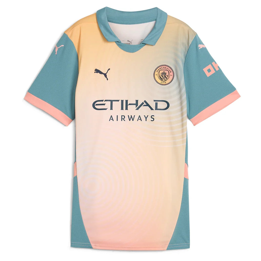 Kevin De Bruyne Manchester City Puma Women's 2024/25 Fourth Replica Player Jersey - Blue