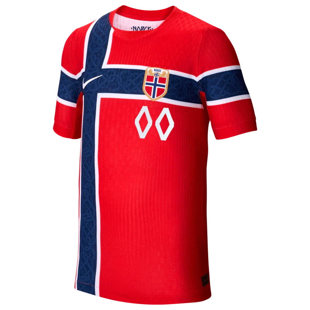 Norway National Team Nike Youth 2026 Home Match Authentic Custom Jersey - Red