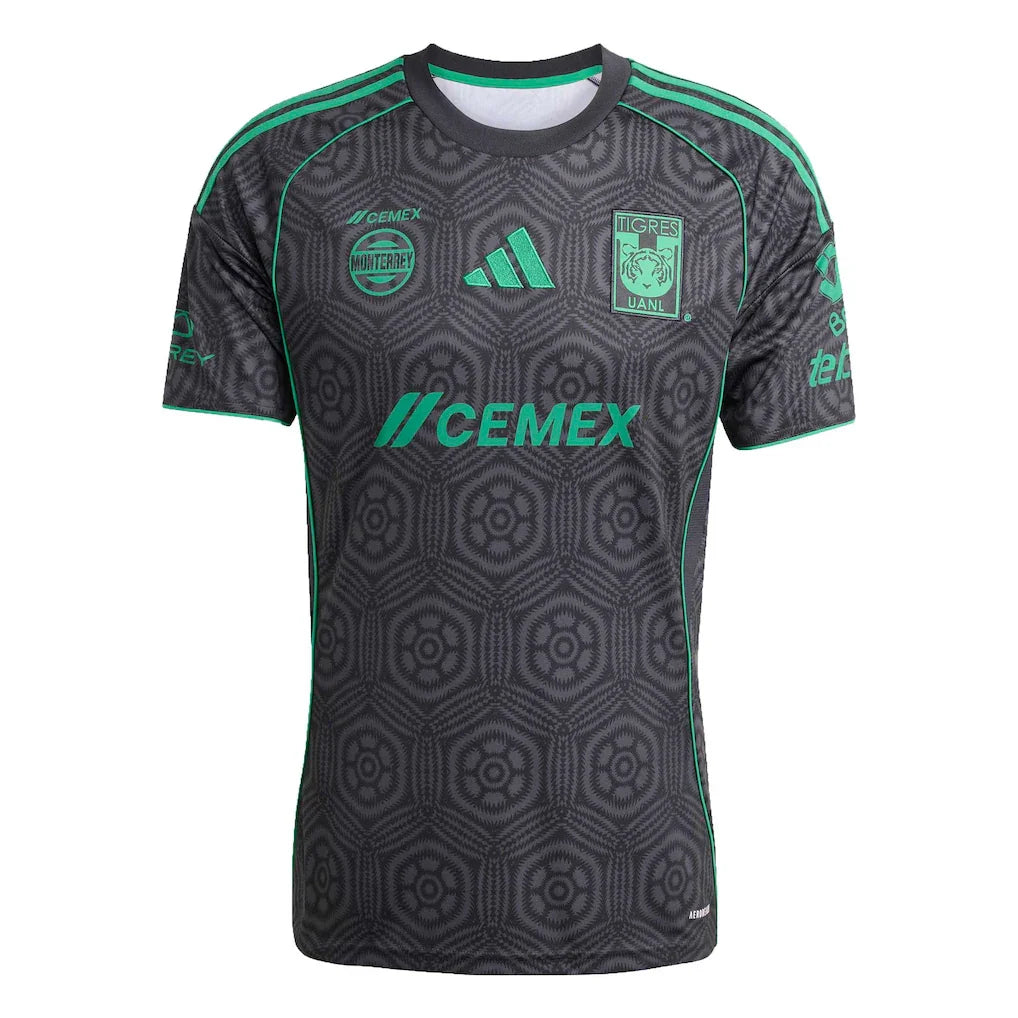 Tigres UANL adidas 2025/26 Third Replica Jersey - Gray