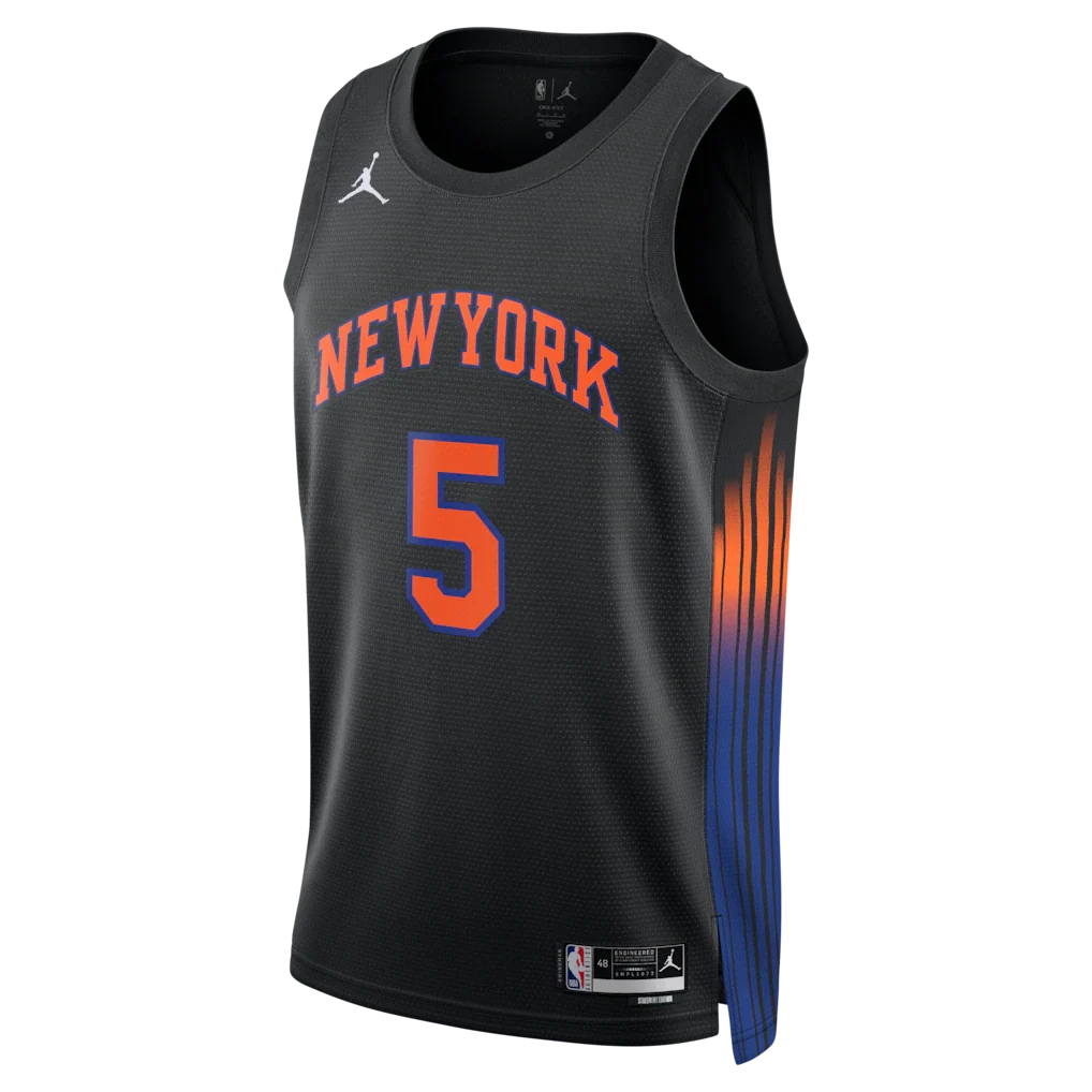 José Alvarado New York Knicks Jordan Brand Unisex Swingman Jersey - Statement Edition - Black