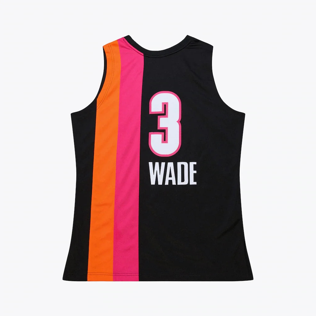 Dwyane Wade Miami Heat Mitchell & Ness 2005-06 Hardwood Classics Authentic Jersey - Black