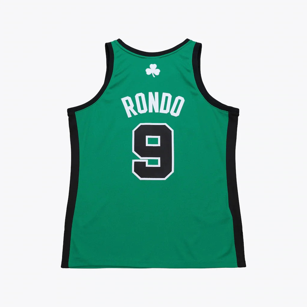 Rajon Rondo Boston Celtics Mitchell & Ness 2007-08 Hardwood Classics Authentic Jersey - Kelly Green