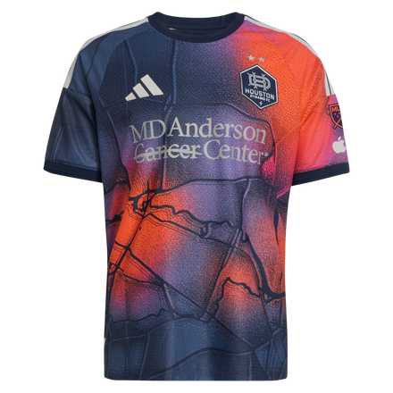Jack McGlynn Houston Dynamo FC adidas 2026 Mission Control On-Field Authentic Patch Jersey - Blue